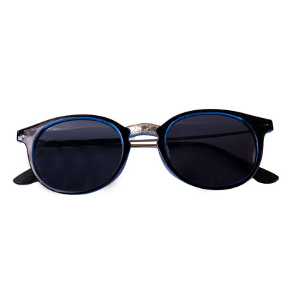 Blue Uv Protected Round Sunglasses Classic Sunglasses For Men  Women Lightweight