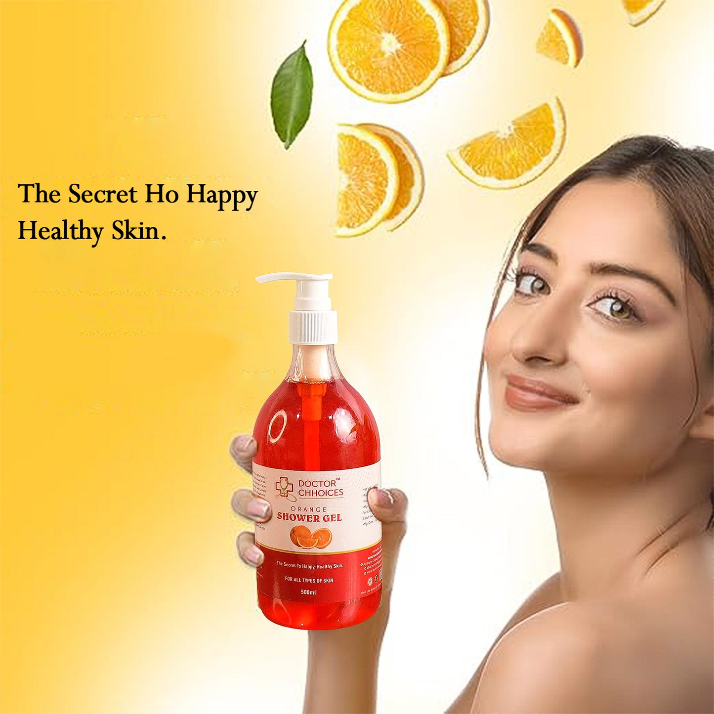Doctor Chhoices Orange Shower Gel  500ml (1 Pc)