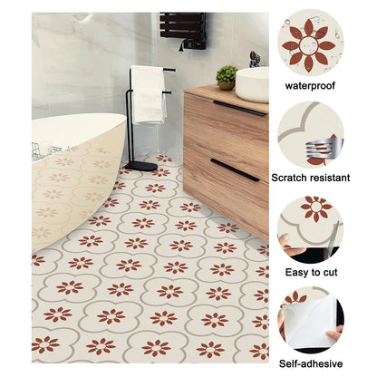 Peel And Stick Floor Tiles Kitchen  Bathroom Backsplash Sticker Detachable Waterproof Diy Tile Stickers For Wall Decoration Tiles Home Decoration (8x8 Inch  1 Pc Tiles)