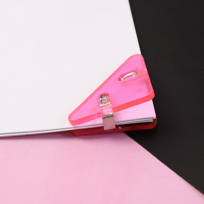 Triangle Paper Clips  Small Corner Clips For Paper Document Clip (1 Pc)
