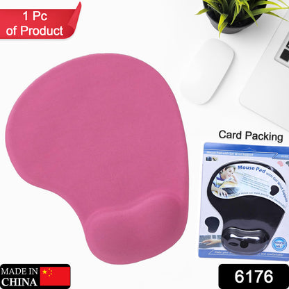 6176 Comfortable Silicone Mouse Pad With Jel Mouse Pad For All Type Multiuse Mouse Pad