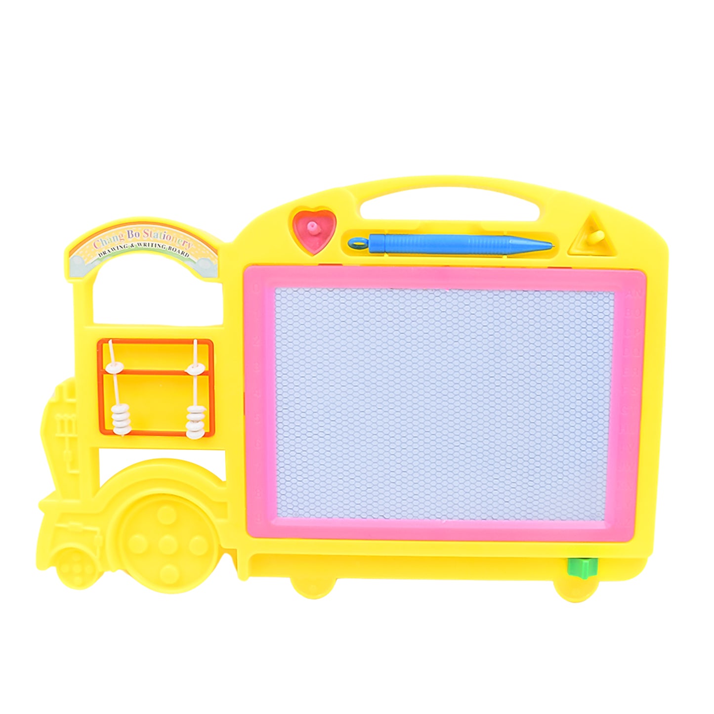 Bus Shape Drawing  Writing Slate Board For Kids (1 Pc  32  21 Cm)