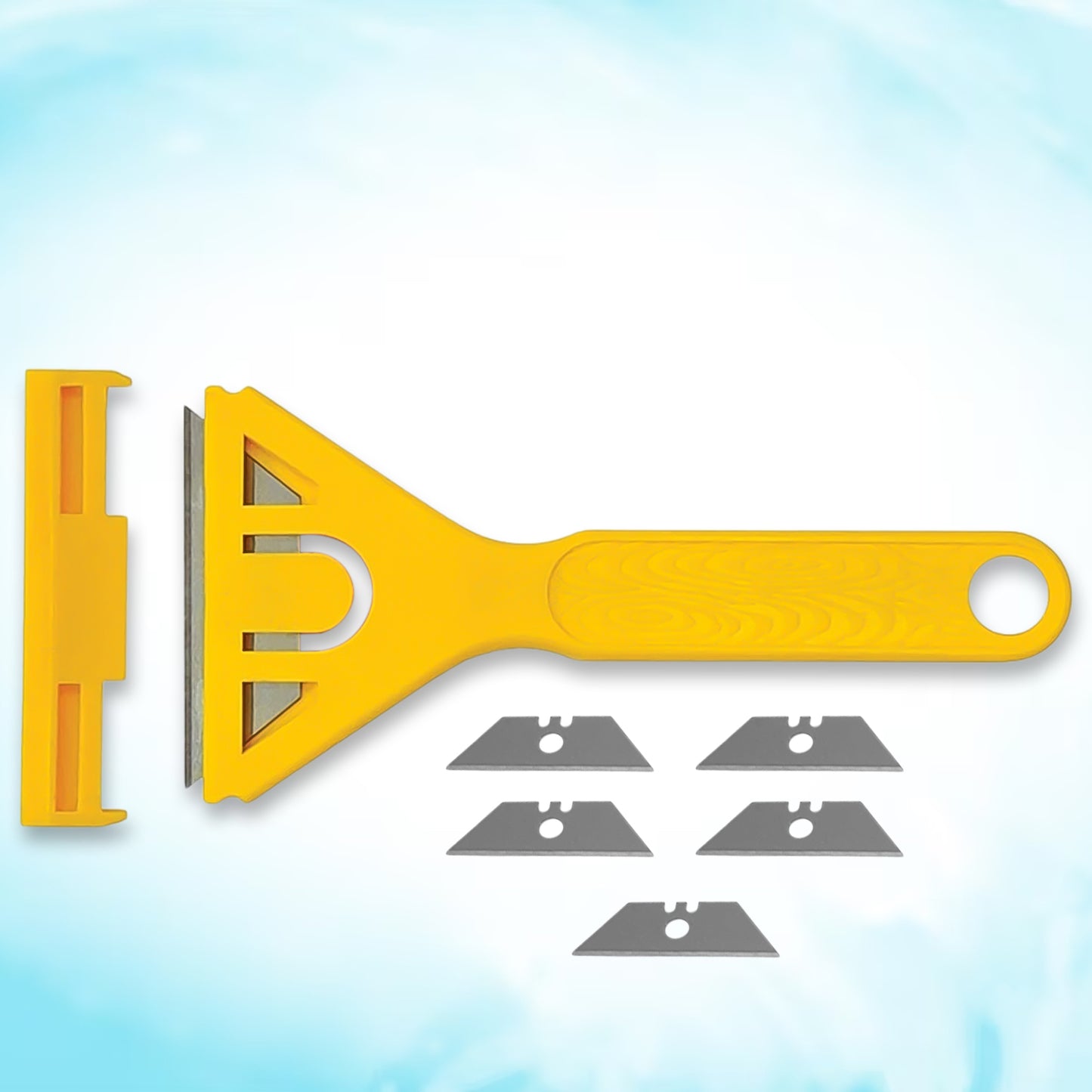 Plastic Scraper Cutter With 5 Blades