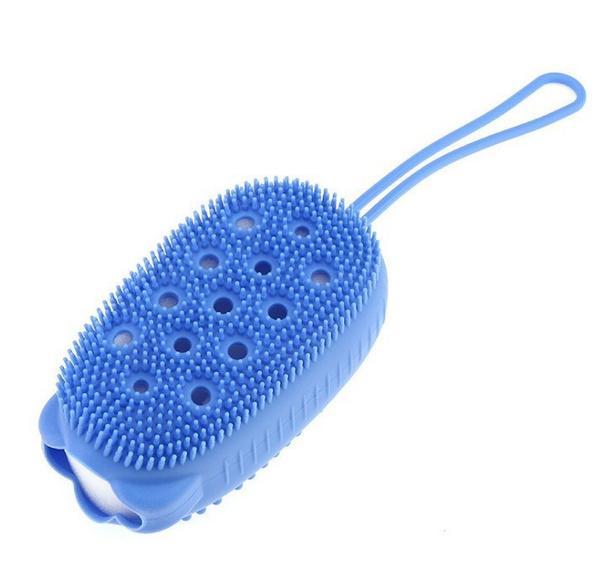 1448 Silicone Bubble Bath Spa Super Soft Body Scrubbing Brush