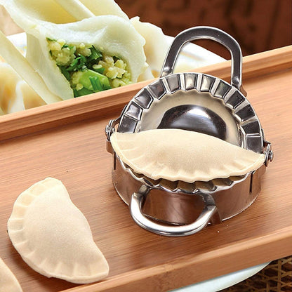 2389 Dumpling Mold Never Rusty Strong Convenient Stainless Steel Dumpling Maker Durable For Home (1 Pc)