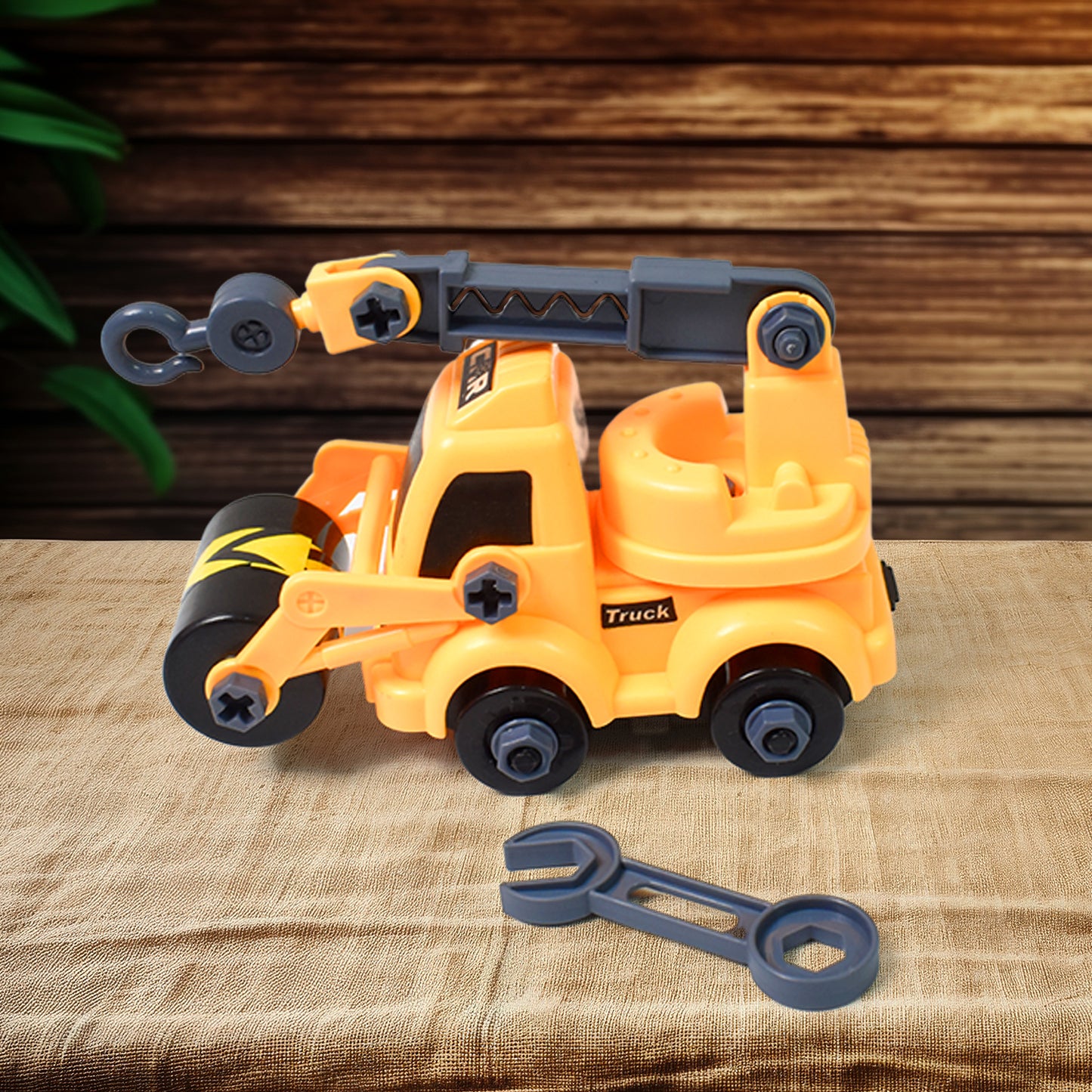 4647 Engineering Vehicles Nut Assembly Vehicle Toy Diy Nut Assembly Vehicle Model Toy Highly Simulation Children Kids Car Model Toy Set (2 Pc Set)