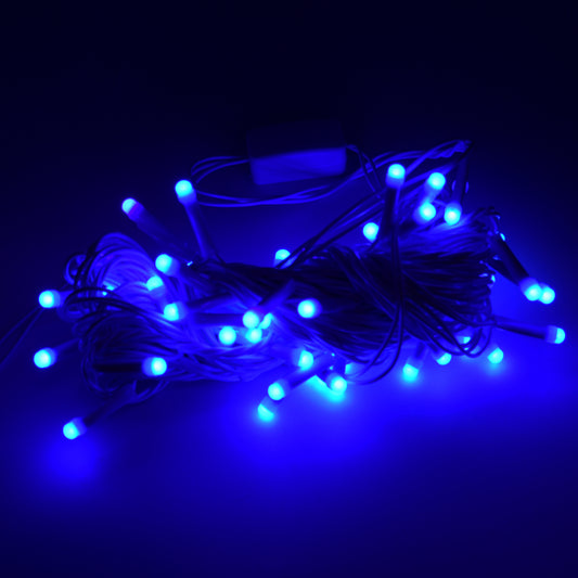 8351 9mtr Home Decoration Diwali  Wedding Led Christmas String Light Indoor And Outdoor Light Festival Decoration Led String Light One Color Light ( 9 Mtr Blue Color)