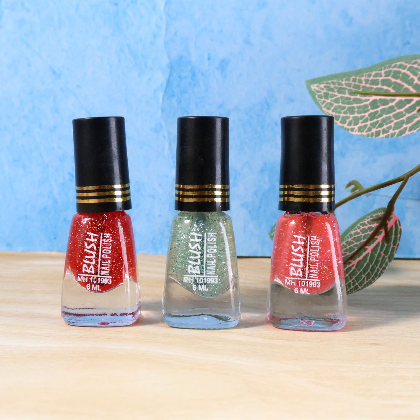 Blush Jari Mini Nail Polish (Mix Color  6 Ml  1 Pc)