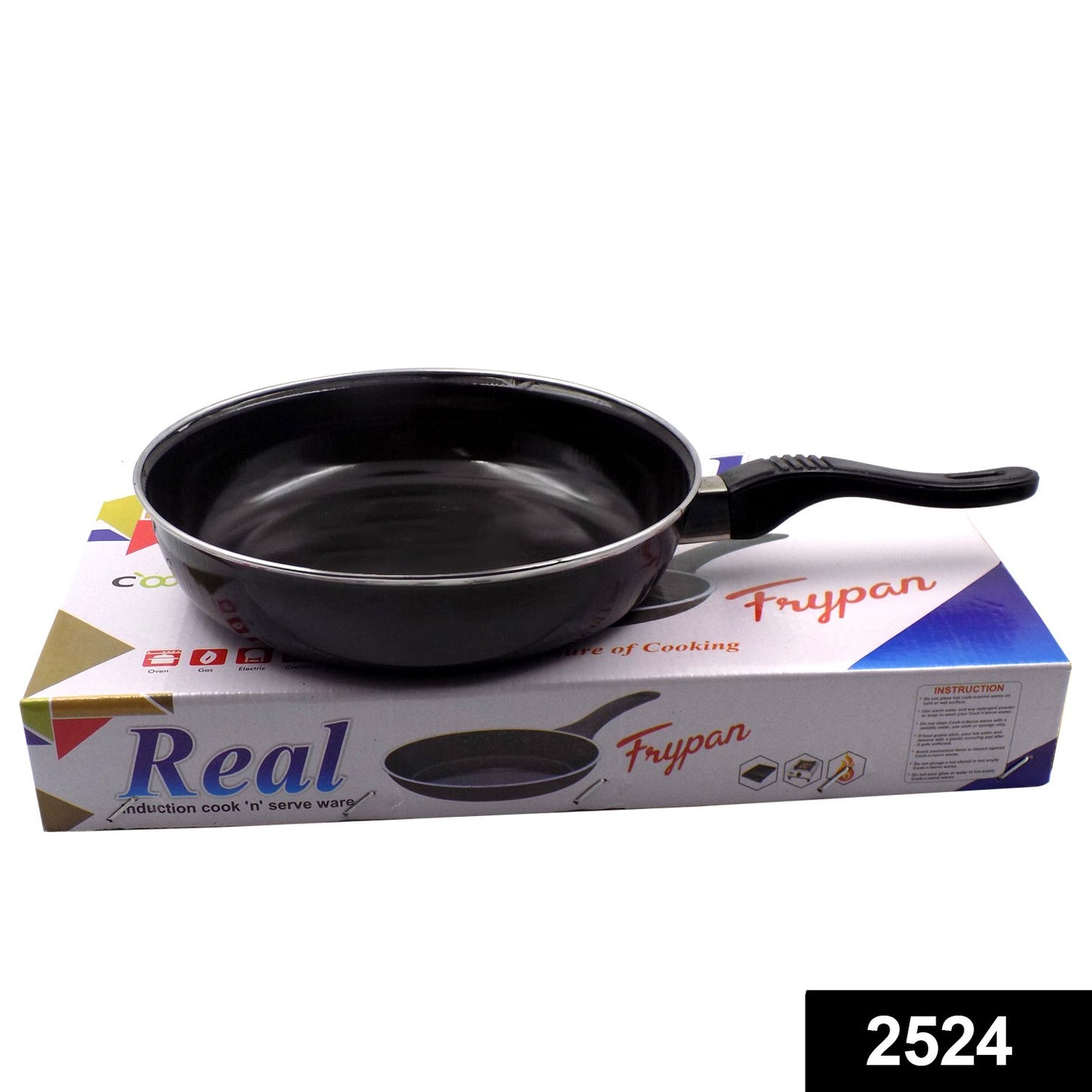 2524 Induction Base Hard Anodized Tadka Fry Pan Nonstick