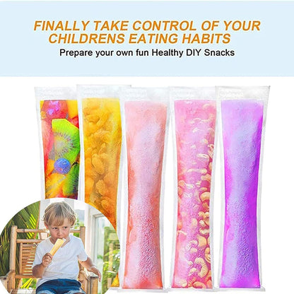 5512 Homemade Popsicle Maker Manual Ice Cream Machine With Approx 20 Pcs Packing Bag Popsicle Mold Convenient Maker Manual Ice Cream Machine For Kids Adults Diy Reusable