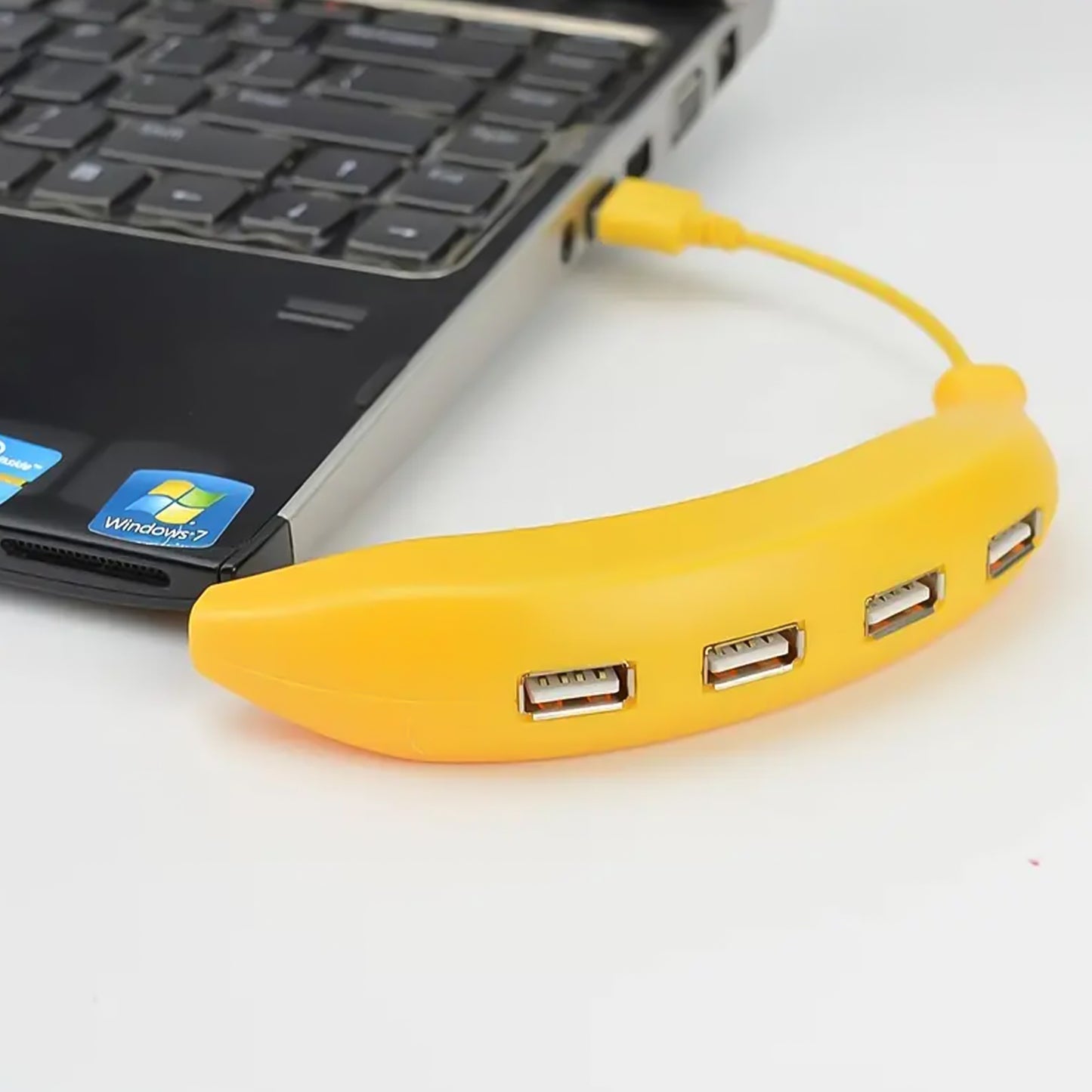 Banana Shape Usb Hub 2.0 Hub Usb Splitter 4-port Usb Hub (1 Pc)