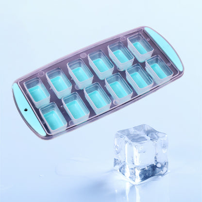 7170   12 Grid Silicon Ice Cubes Making Tray Food Grade Square Ice Cube Tray  Easy Release Bottom Silicon Tray