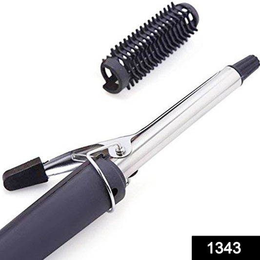 1343 Hair Curling Iron Rod For Women (Black)