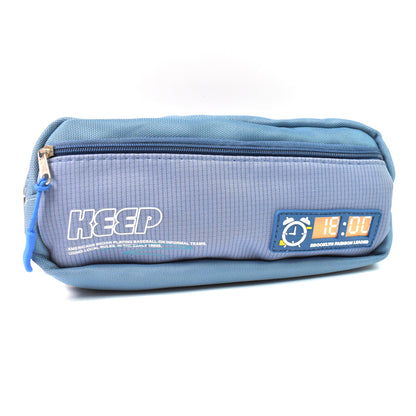 Pencil Pouch With Zipper Students Pencil Case Large Capacity Makeup Pouch Stationery Bag (1 Pc  2 Compartment)