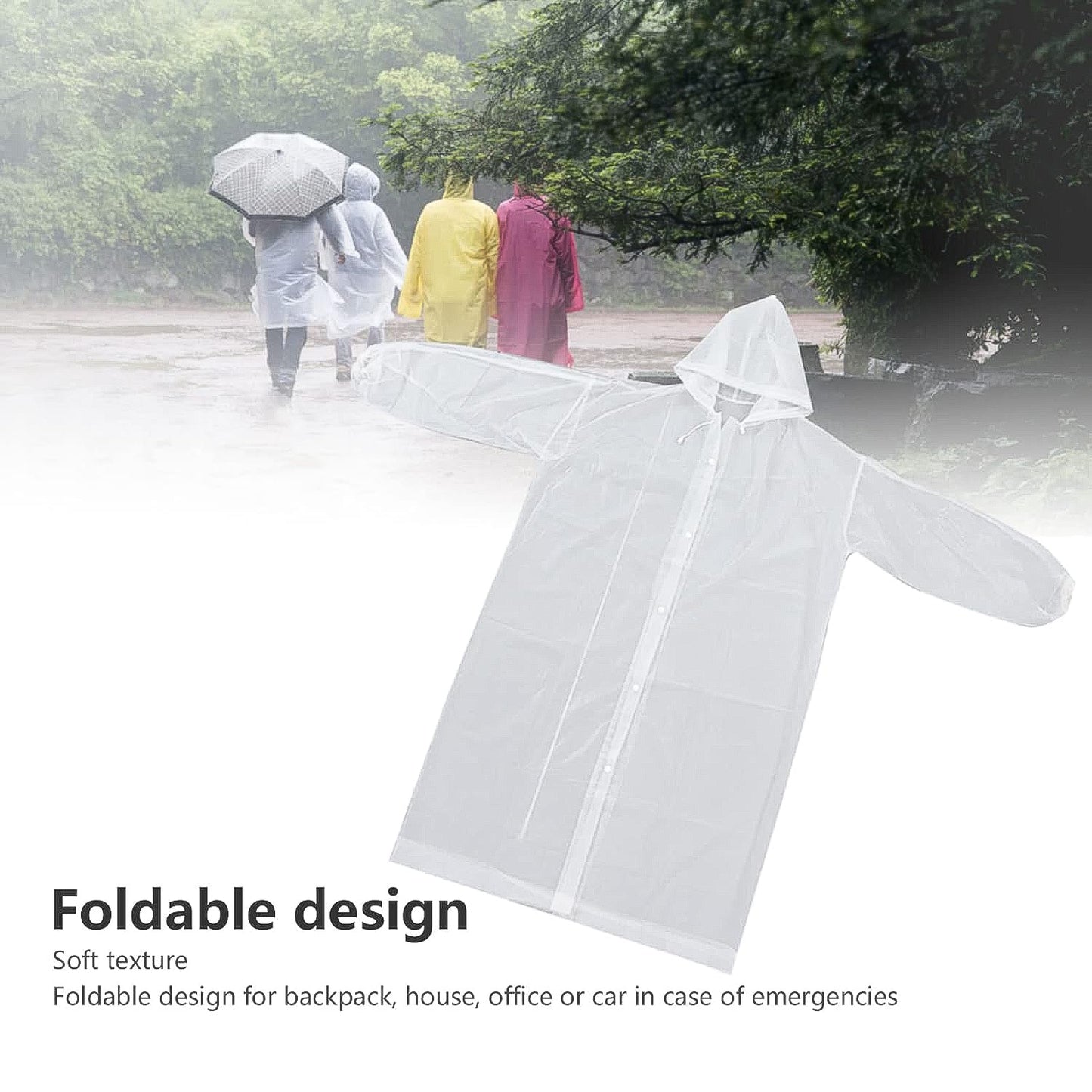 Eva Portable Rain Coat Raincoat Waterproof (1pc)