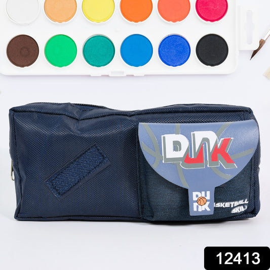 Pencil Pouch With Zipper Students Pencil Case Large Capacity Makeup Pouch Stationery Bag (1 Pc)