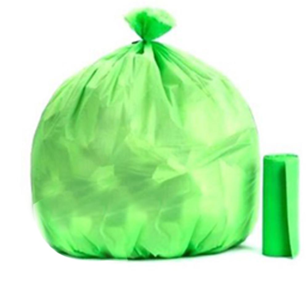 1585 Bio-degradable Eco Friendly Garbagetrash Bags Rolls (19 X 21) (Green)