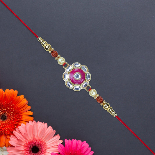 Kundan Pearl Rakhi