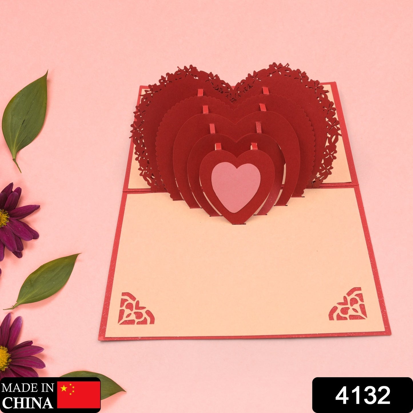 3d Paper Wish Card High Quality Paper Card All Design Card Good Wishing Card (All 3d Card Birthday Christmas Card  Cartoon Card Love Heart Card) (1 Pc)
