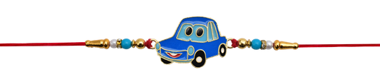Car Rakhi With Red Thread  For Kids