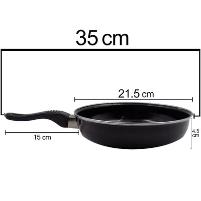 2524 Induction Base Hard Anodized Tadka Fry Pan Nonstick