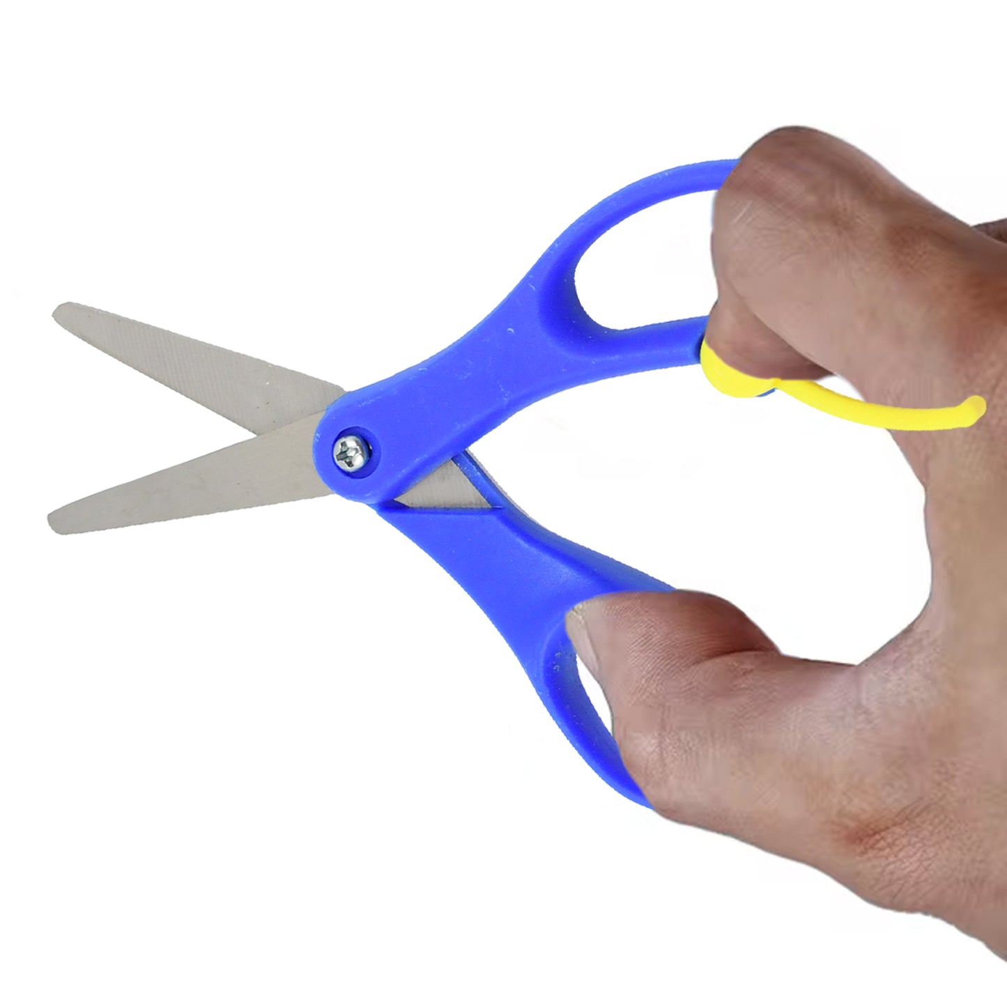 Multipurpose Scissors  Comfort Grip Handle And Stainless Steel Blades (1 Pc  Mix Color  Design)