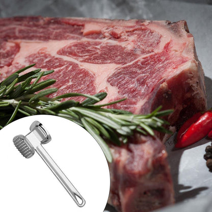 1595 Double Side Beaf Steak Mallet Meat Hammer Tool Aluminium High Quality Tool For Home  Restaurant Use