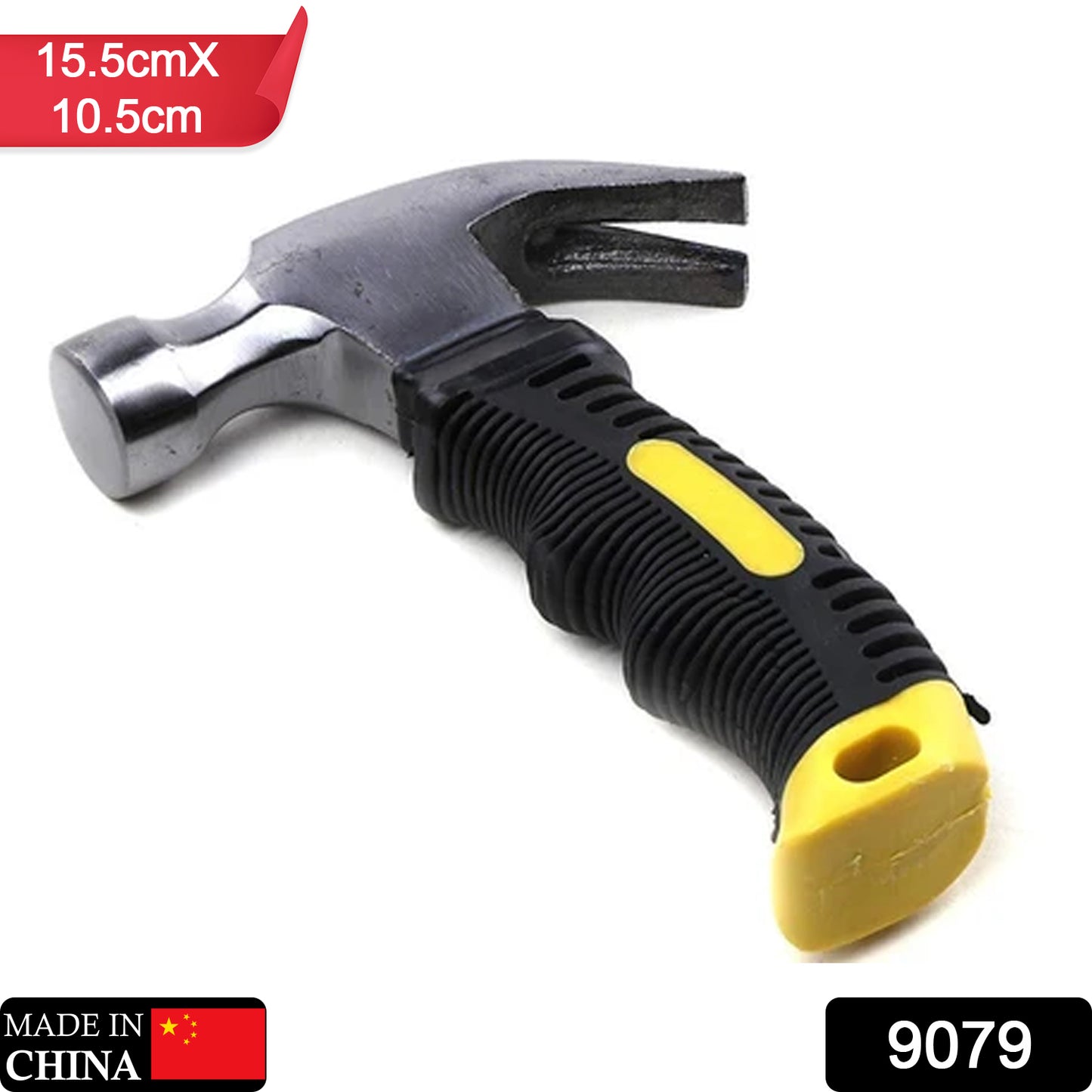 9079 Mini Claw Hammers Short Handle Plastic Grip (300 Gram)