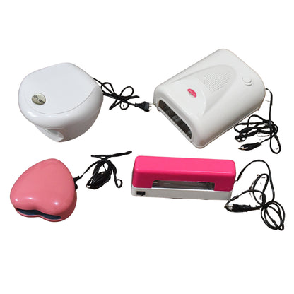 Led Uv Lamp Nail Dryer Gel Nail Lamp Nail Polish Curing Lamp (1 Pc  Mix Design)