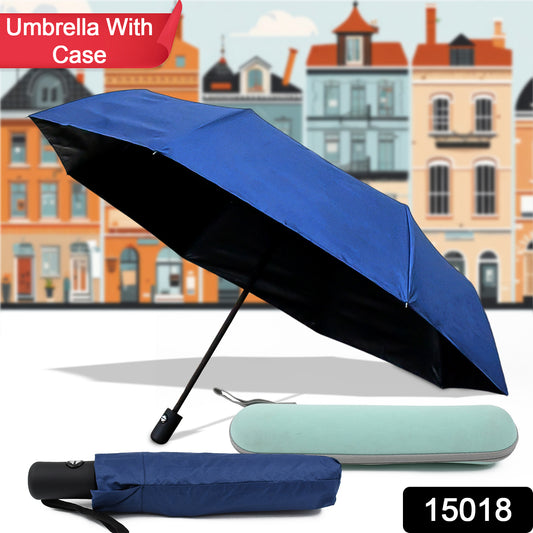 2-fold Manual Open Umbrella (Umbrella With Case  1 Set  Mix Color)