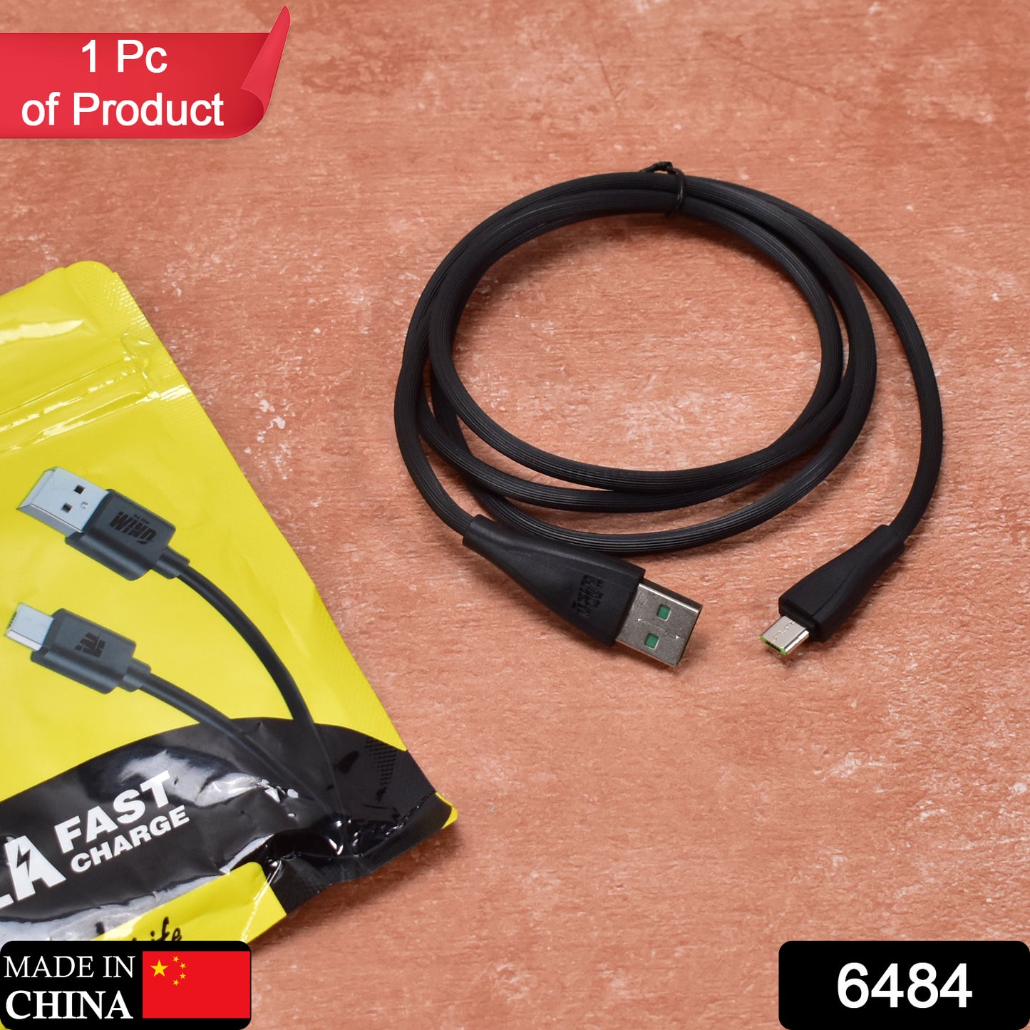 6484 Fast Charging For Android  Data Transfer Extra Tough Long Micro Cable For All Compatible Smartphone And Tablets