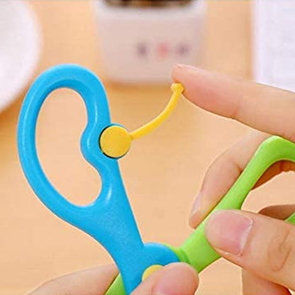 1502 Plastic Safety Scissor Pre-school Training Scissors.