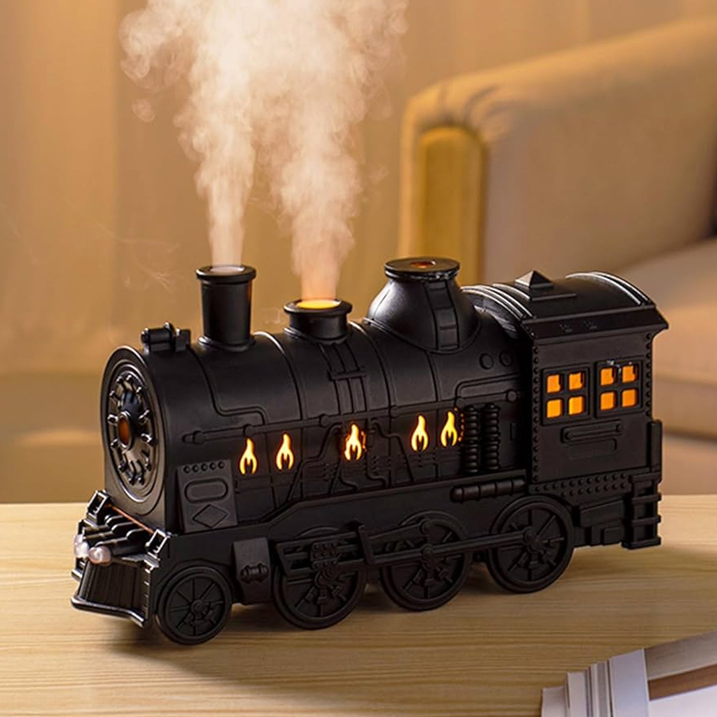 Train Shape Portable Mini Humidifier (1 Pc  Mix Color)