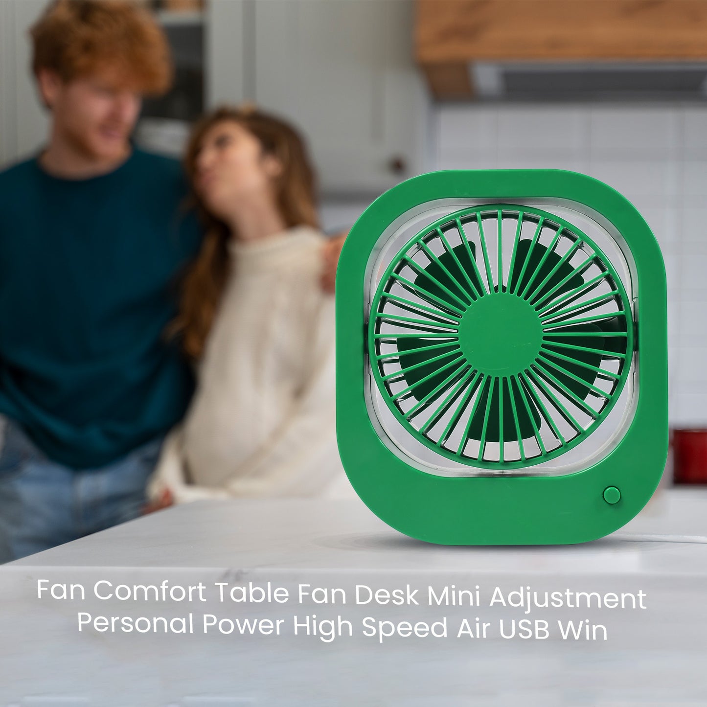 1110 Portable Usb Fan - Rechargeable Fan With 2 Speeds 180 Rotating Rechargeable Fan Quiet Personal Fan For Travel In The Car Outdoors (Battery Not Include)