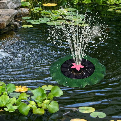Solar-powered Floating Fountain Pump For Ponds