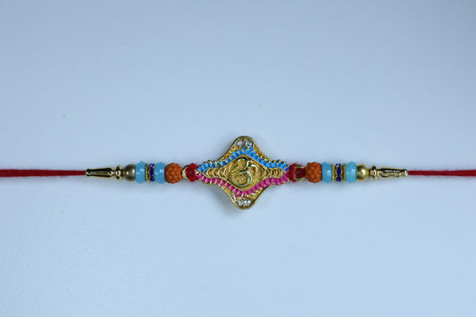 Traditional Om Design Rakhi
