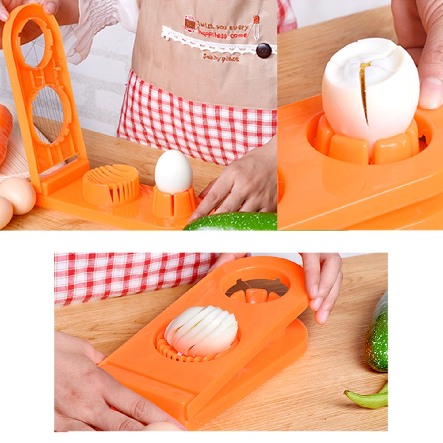 2555 Multi-segment 2 In 1 Egg Cutterslicer