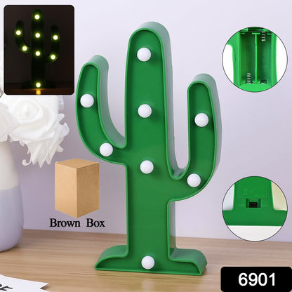 Led Cactus Light Led Desk Lamp Led Table Lamp (1 Pc  Battery Not Included)