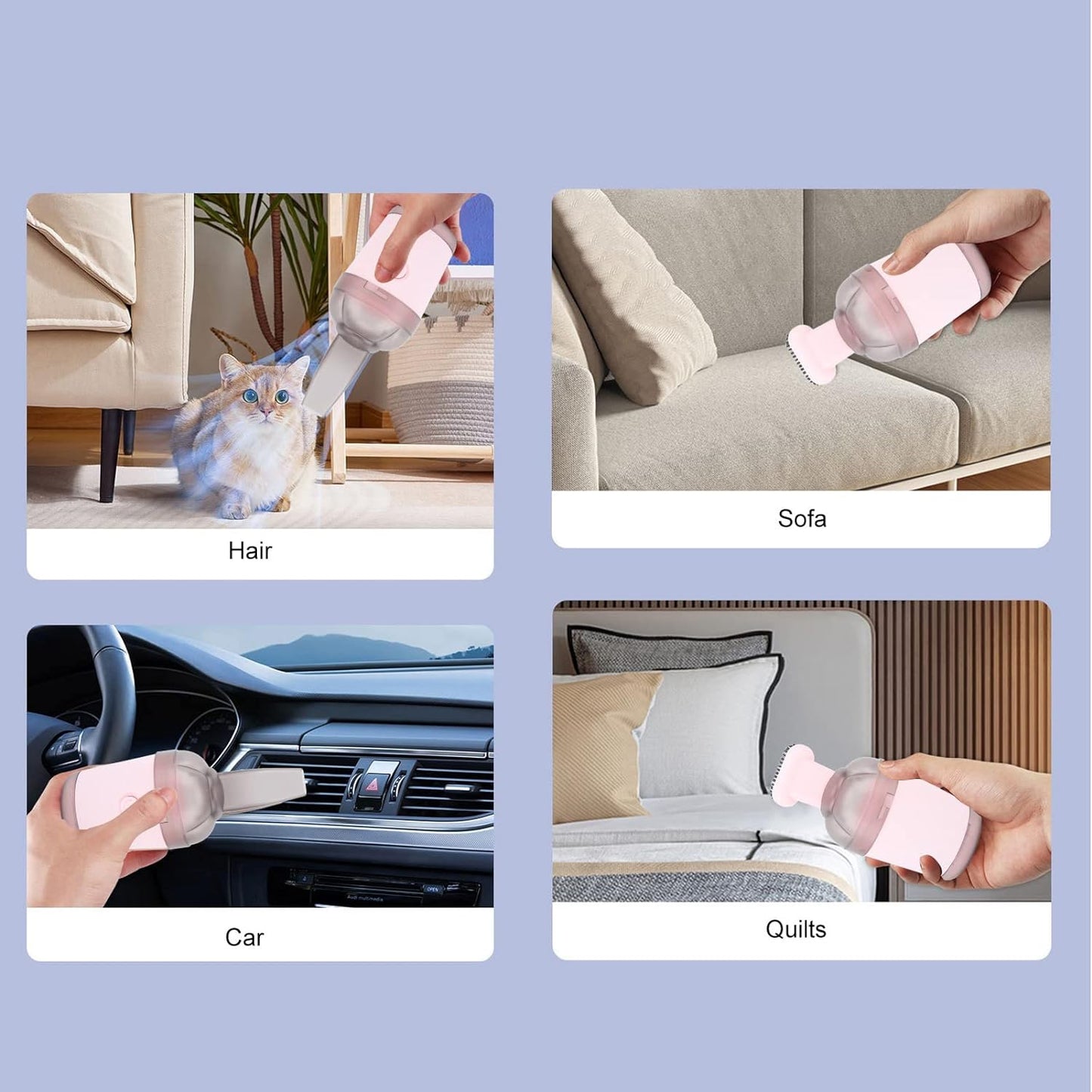 13070 Handheld Vacuum Cleaner Cordless Desktop Vacuum Cleaner One Button Switch For Office (1 Pc)