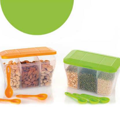 2625 Plastic Square Storage Organiser Container (750ml Capacity)