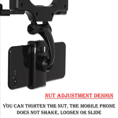 6279 Rear View Mobile Holder Universal Vehicle Rear View Mirror Mobile Phone Mount Stand