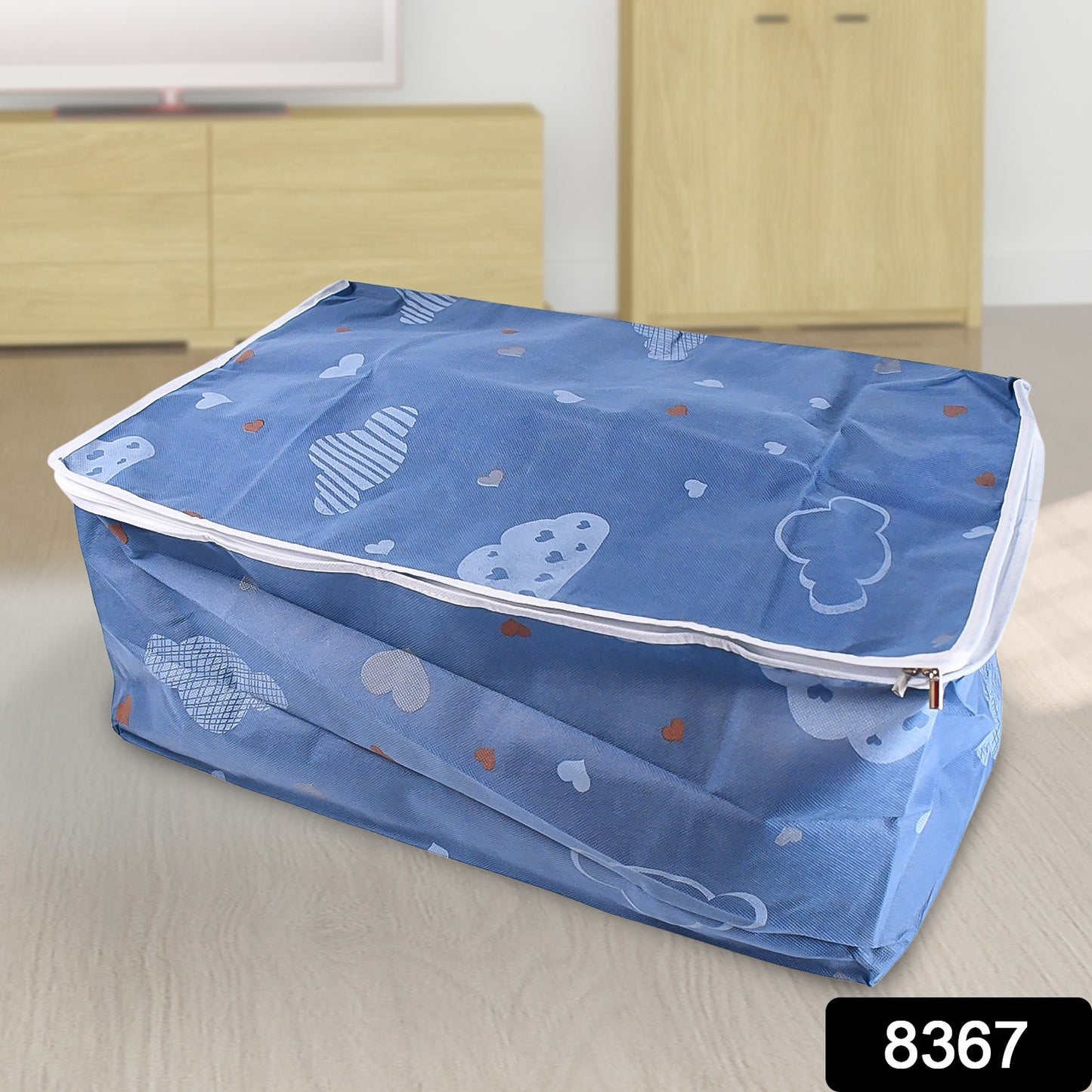 Multipurpose Zipper Storage Cloth Bag (1 Pc  5535 Cm)