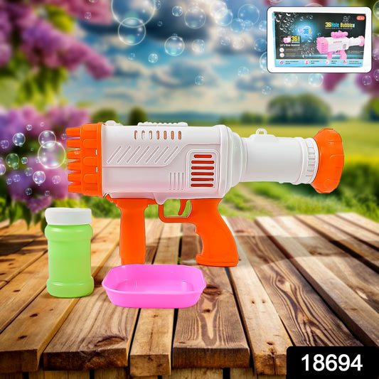 36 Holes Big Rechargeable Powerful Machine Bubble Gun Toys (1 Set)