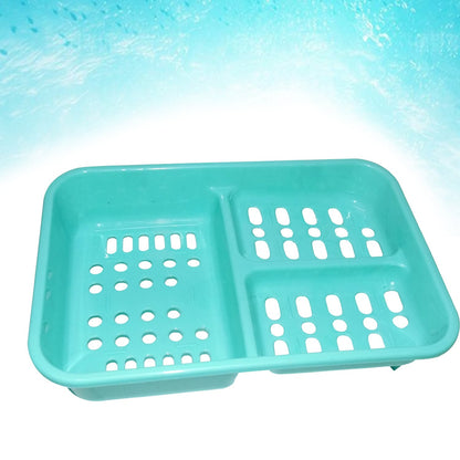 1130 3 In 1 Soap Keeping Plastic Case For Bathroom Use