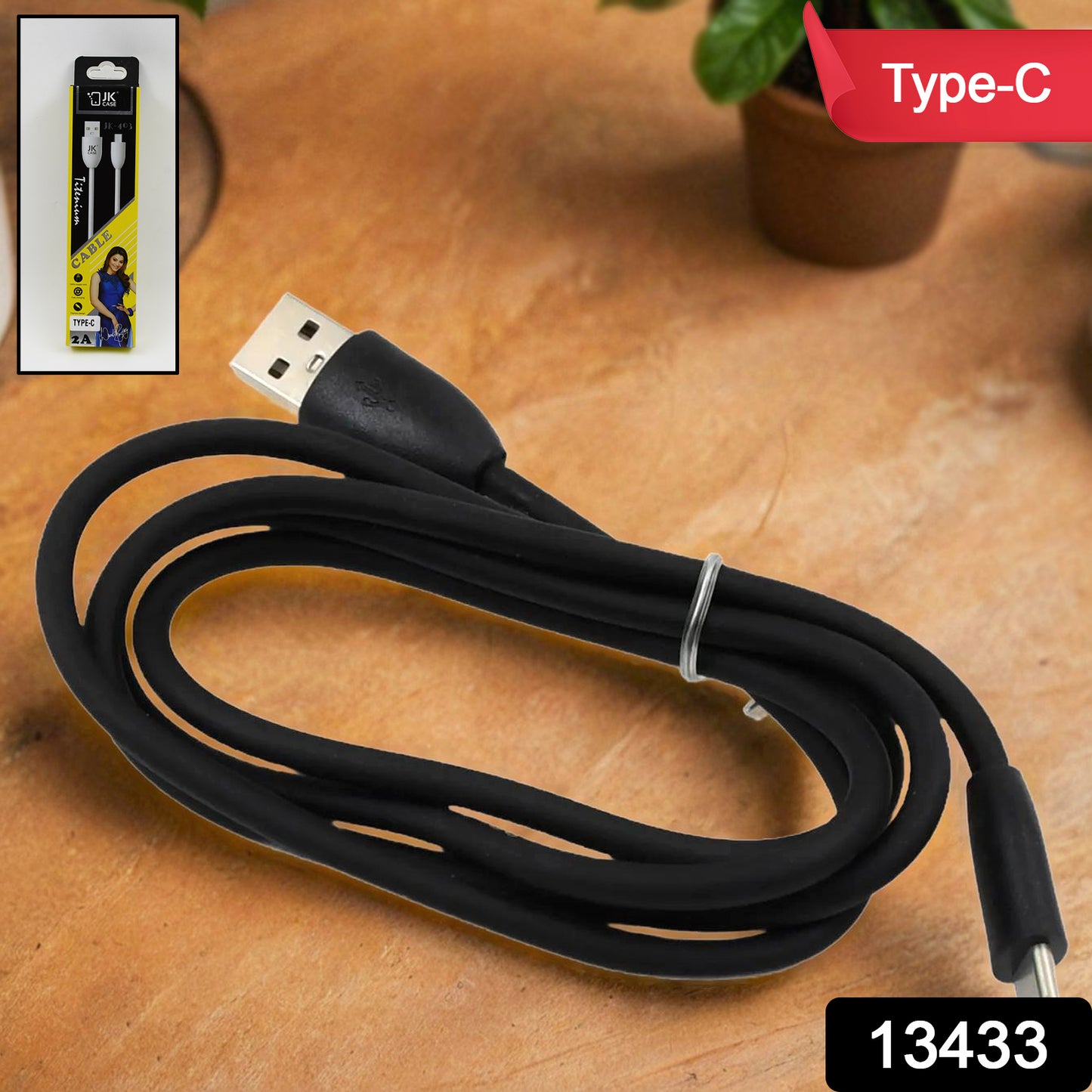 2a Type C Data Cable Fast Charging Data Transfer Cable (1 Pc)