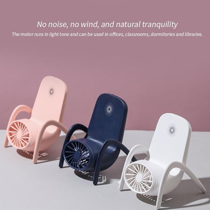 4814 Portable Mobile Phone Holder Fan  Personal Fan Multi- Function Fan Handheld Charging Fan (Battery Not Include)