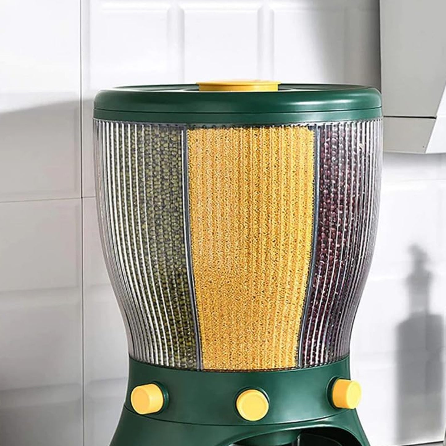 4 In 1 360 Degree Rotation Cereal Dispenser (Approx 10 Kg  1 Pc)