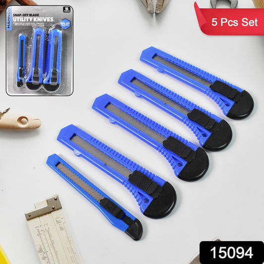 Multi-use Iron Cutter Knife (5 Pcs Set  Mix Size)