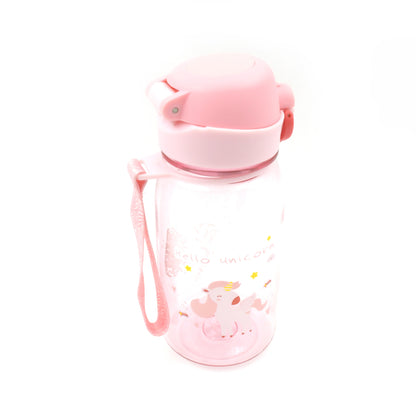 12557 400ml Capacity Plastic Water Bottle Animal Printed   Office Bottle  Gym Bottle  Home  Kitchen  Leakproof And Bpa Free Drinks Bottle  Water Drink Juice Bottle Bpa Free Leak-free Lightweight ( 400 Ml )