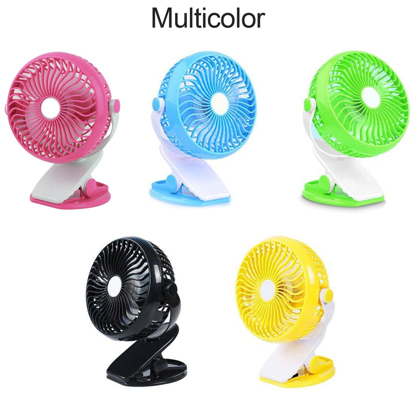 4824 Mini Usb Clip Fan Widely Used In Summers For Cool Down Rooms And Body Purposes. (Battery Not Include)